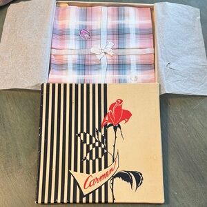 Carmen Retro Pack of 6 Handkerchiefs. NWOT